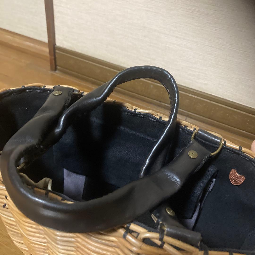 エバゴス ブライドルレザー　紅藤　ミニトート　ブラック　黒　ebagos