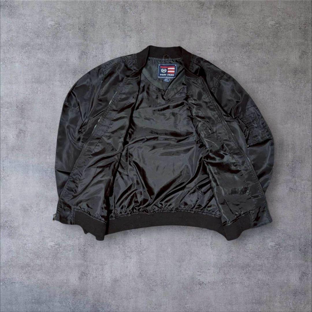 【m4】PHAT FARM フライトジャケット MA-1 90s〜00s 激レア