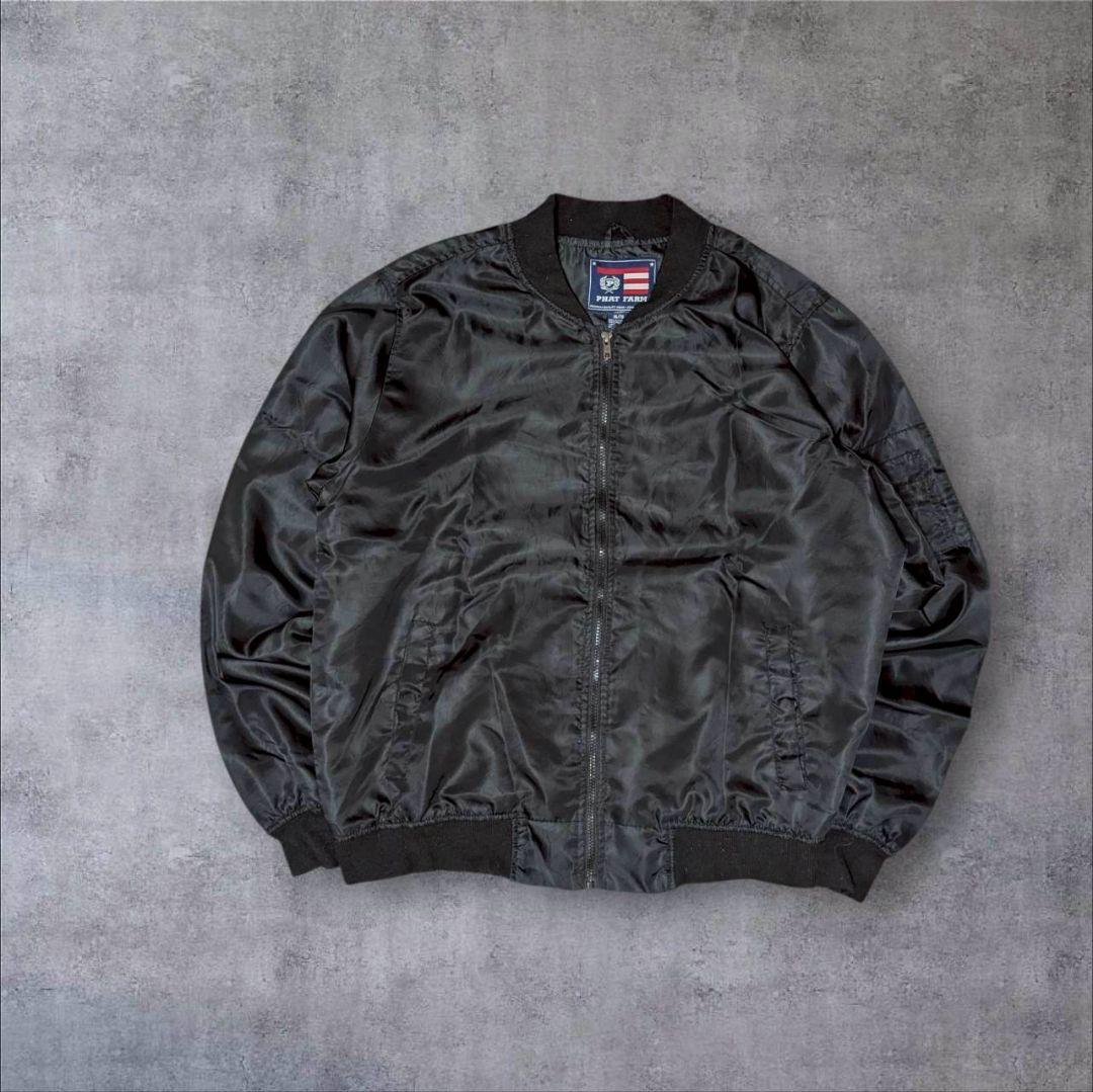 【m4】PHAT FARM フライトジャケット MA-1 90s〜00s 激レア