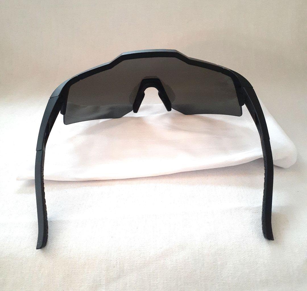 100% Speedcraft XS ブラック ワンハンドレッド サングラス