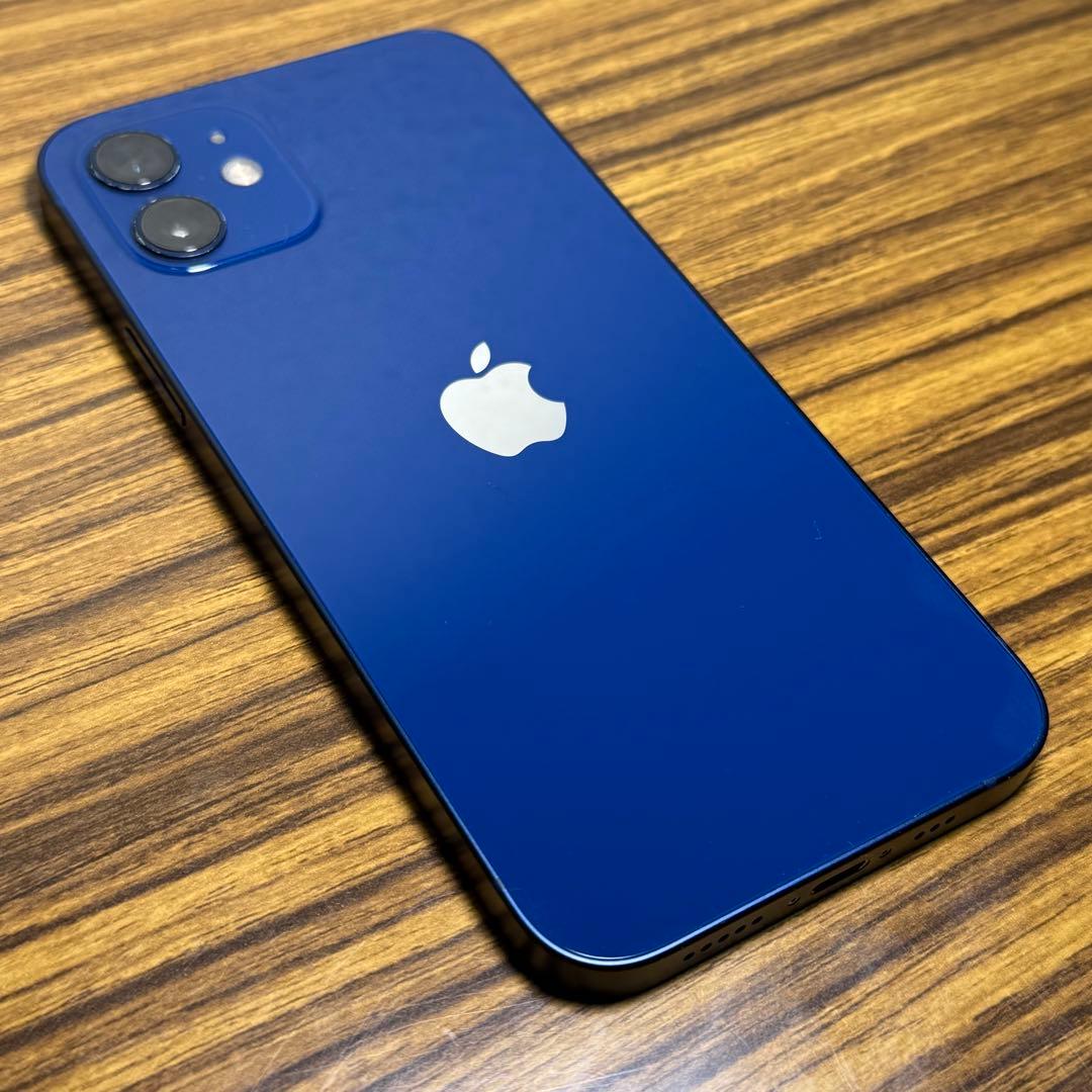 iPhone 12 64GB ブルー KDDI au SIMロックあり 本体