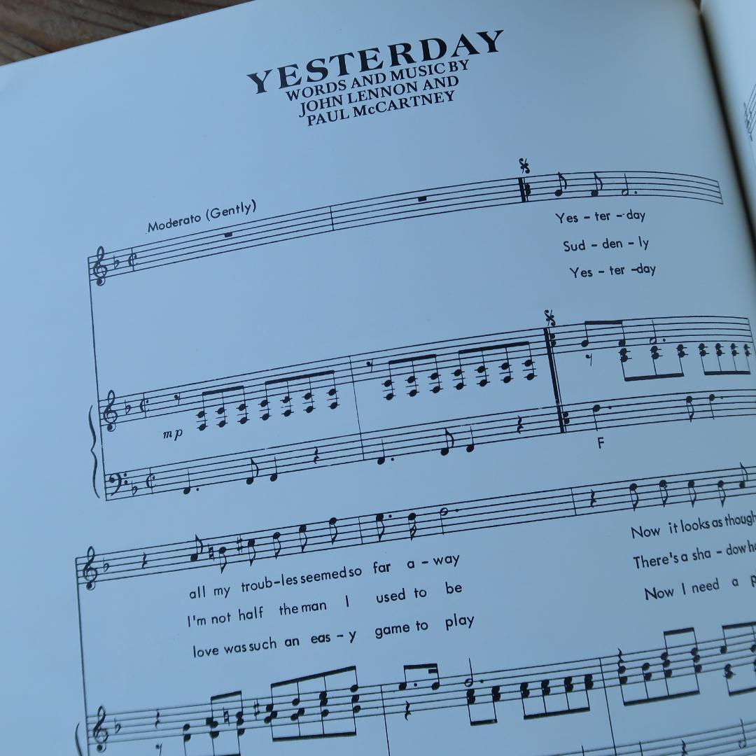 セール！ 希少洋楽譜　LOVE SONGS　THE BEATLES　ビートルズ