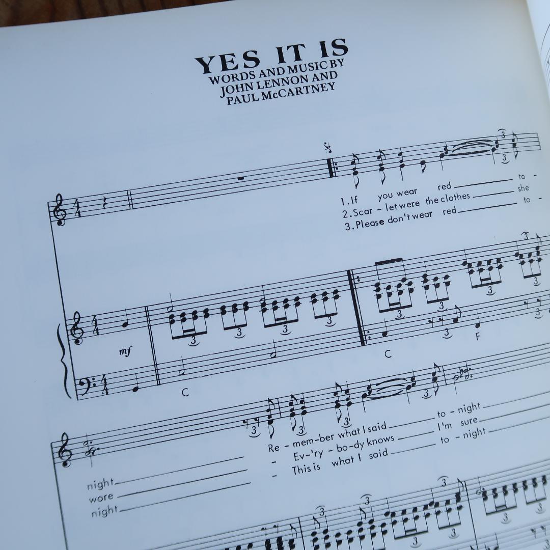 セール！ 希少洋楽譜　LOVE SONGS　THE BEATLES　ビートルズ