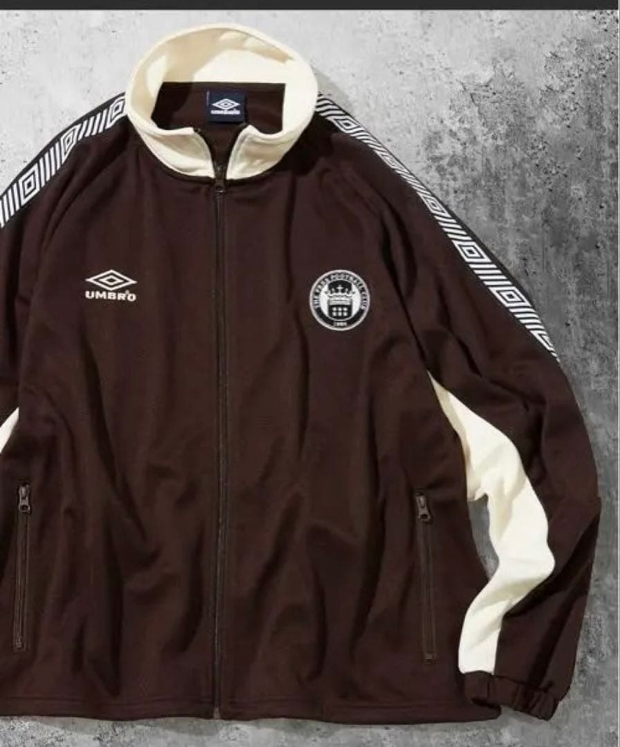 Umbro ジャージ ブラウン/クリーム　トラックジャケット