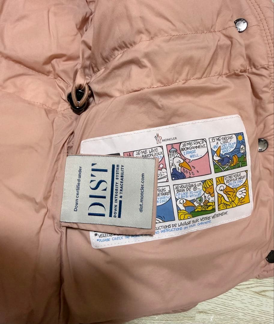 MONCLER モンクレール キッズ ダウン ジャケット ピンク 116cm