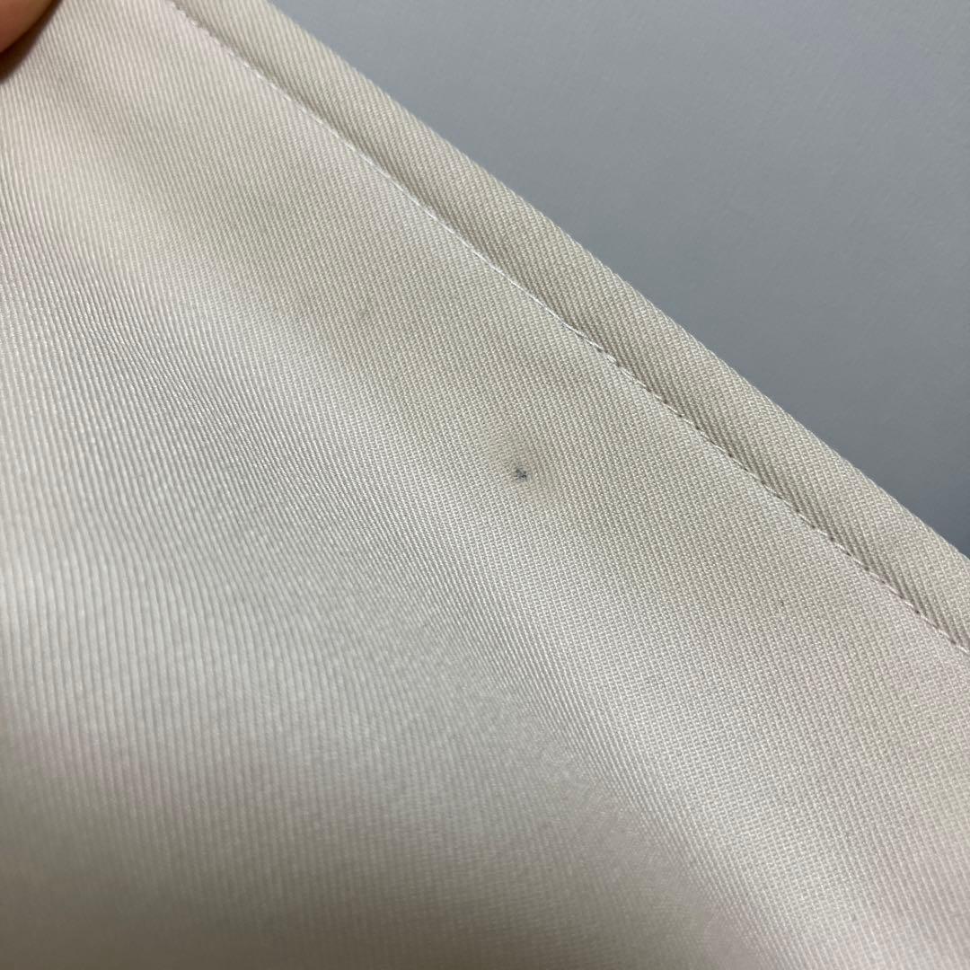 バーバリー　ステンカラーコート　ベルト付　ノバチェック裏地 ベージュ L