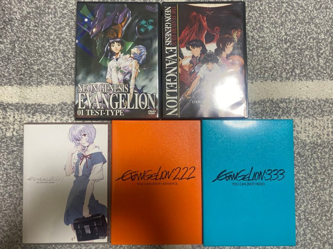 美品【12枚】エヴァンゲリオン DVD テレビ版 劇場版