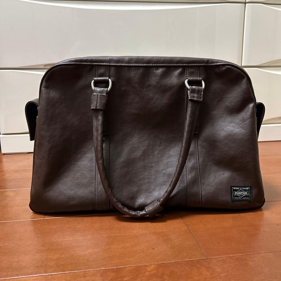 ポーター フリースタイル ミニボストンバッグ ブラウン（チョコ）