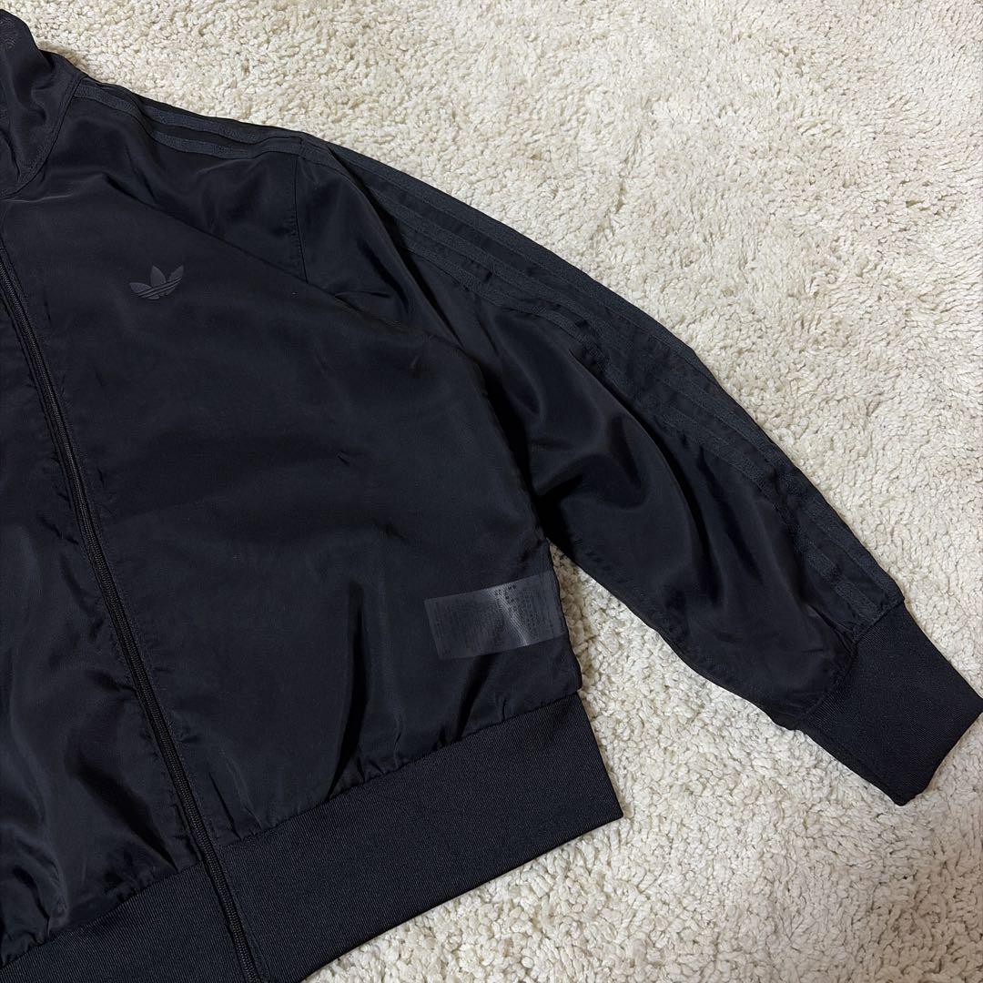 【入手困難】アディダス アディカラー シアートラックトップ ジャージ 透け感 黒