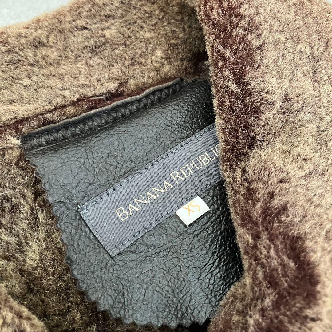 ◆Banana Republic リアルムートン シープスキン ファーコート