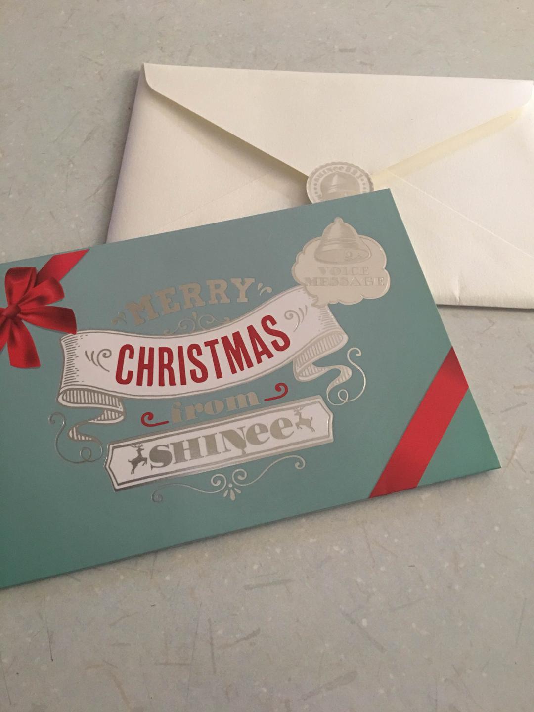 SHINeeクリスマスカード321名様だけ