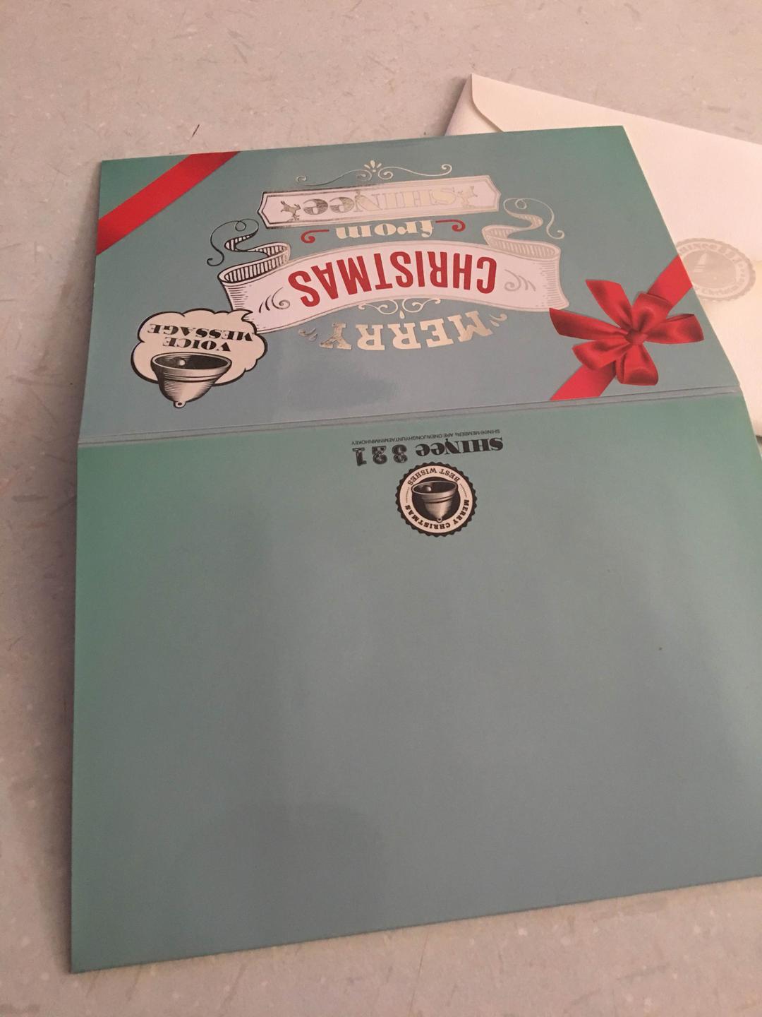 SHINeeクリスマスカード321名様だけ