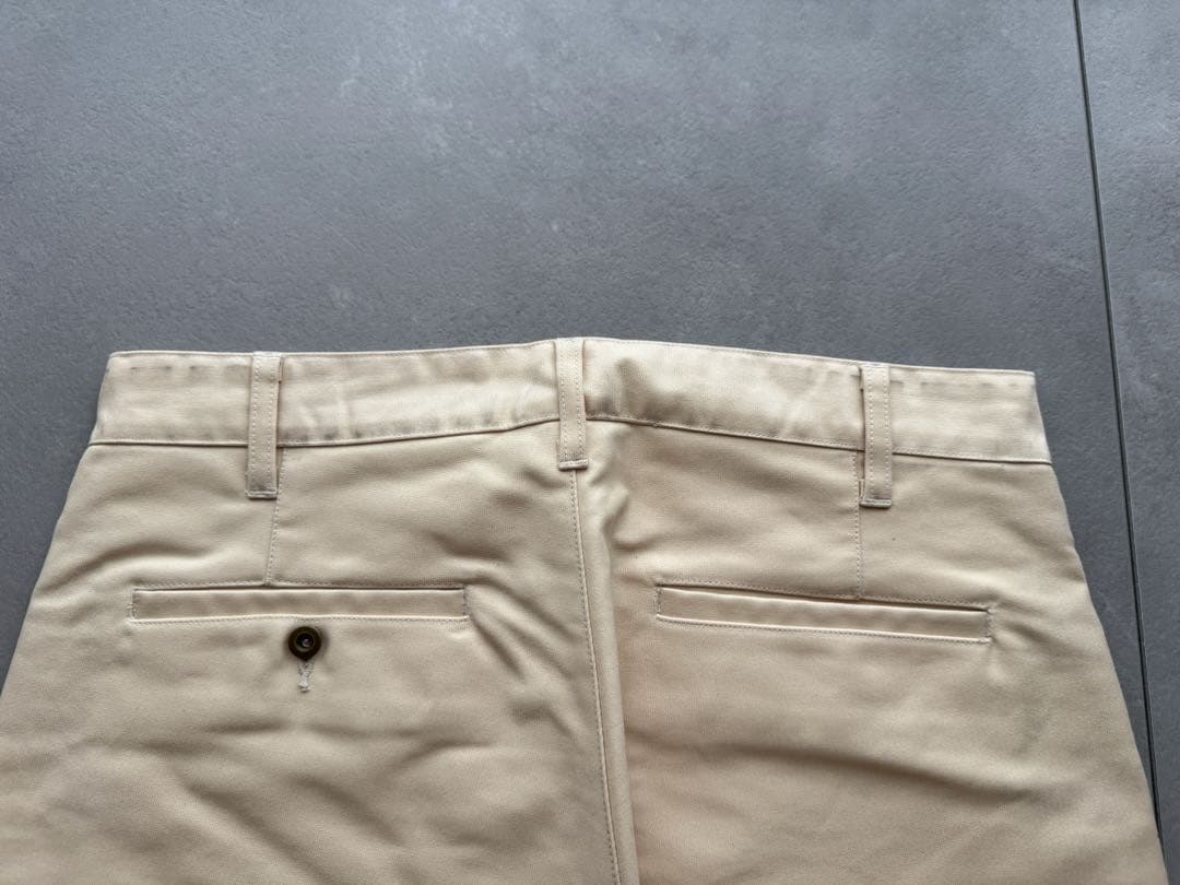PABLO VINCI Oiled chino trousers L ナチュラル