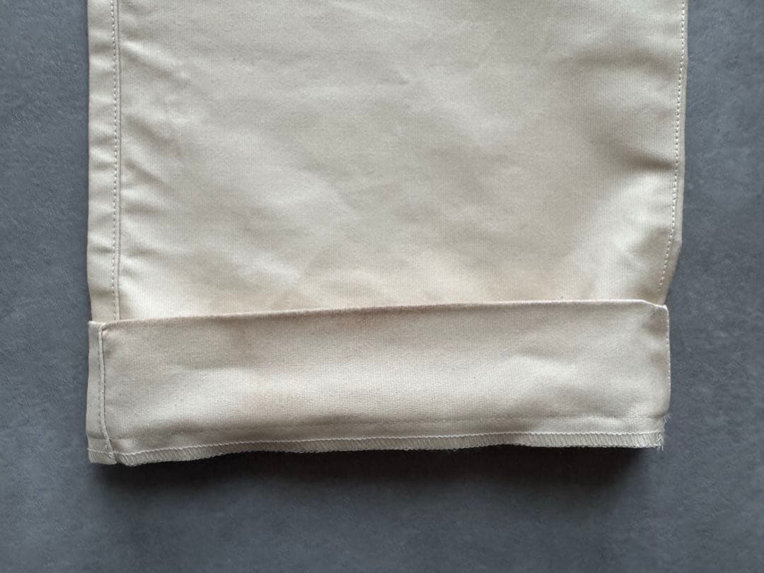 PABLO VINCI Oiled chino trousers L ナチュラル