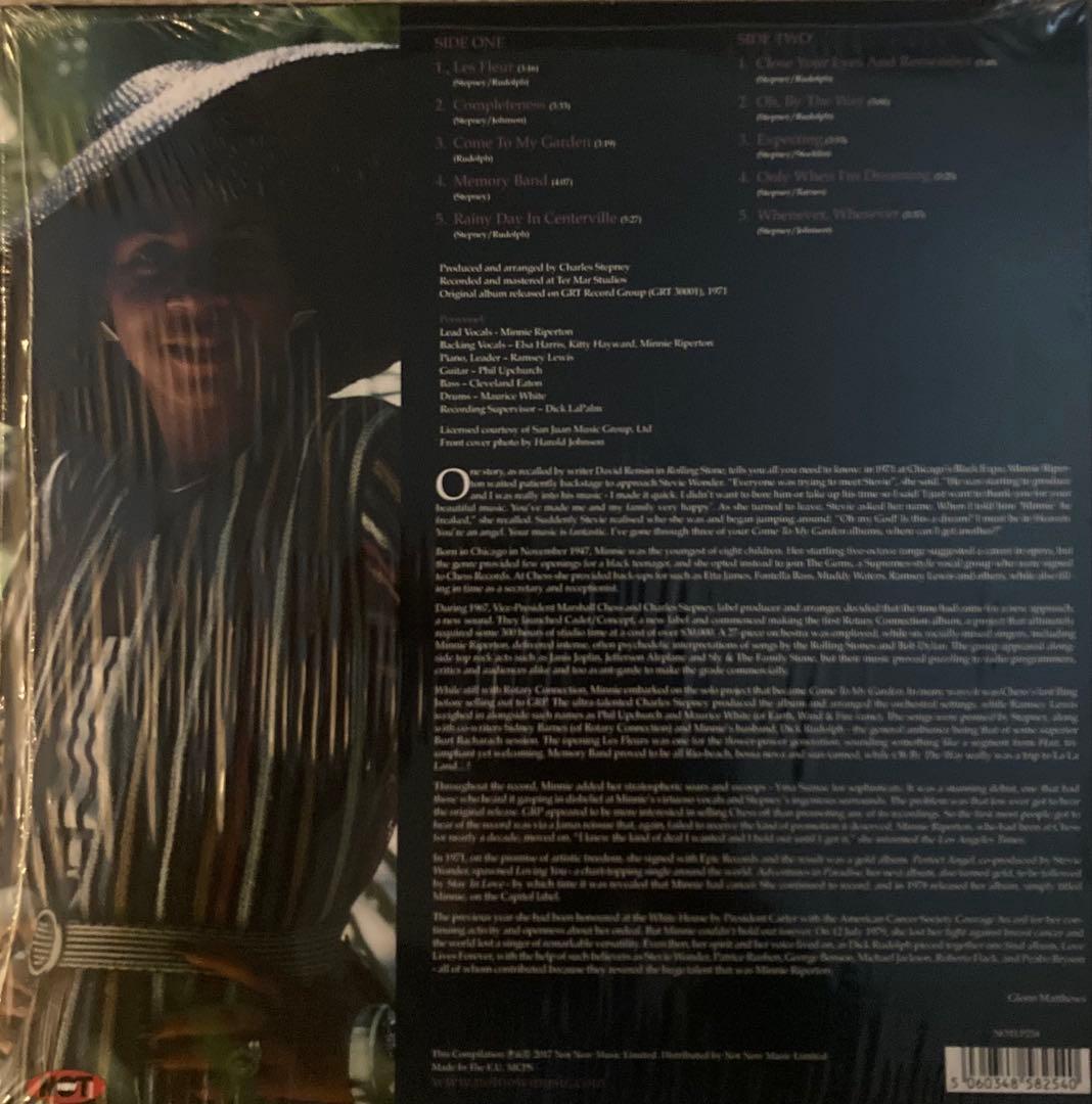 洋楽 MINNIE RIPERTON COME INTO MY GARDEN LP