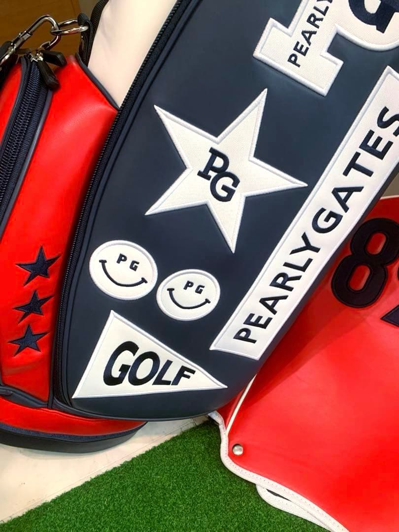 超希少　新品未使用　限定　パーリーゲイツ　トリコロール　キャディバッグ　スタンド