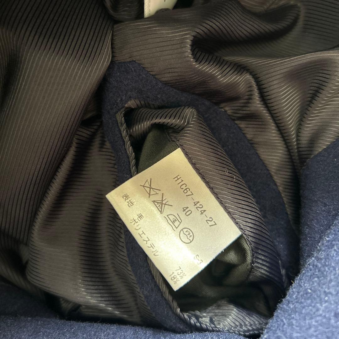 ♡マッキントッシュフィロソフィー♡シングルメルトンコート♡ウールコート♡オフィス