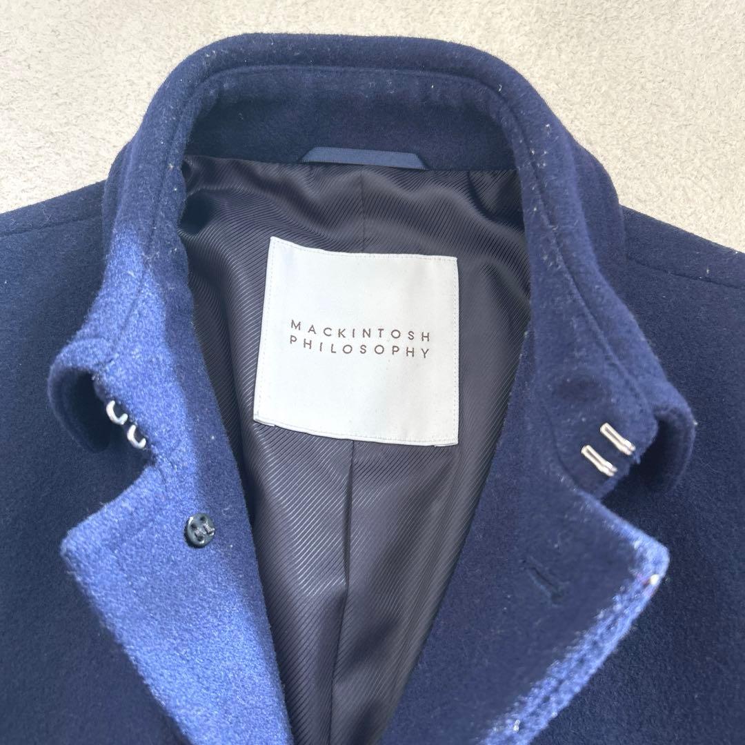 ♡マッキントッシュフィロソフィー♡シングルメルトンコート♡ウールコート♡オフィス
