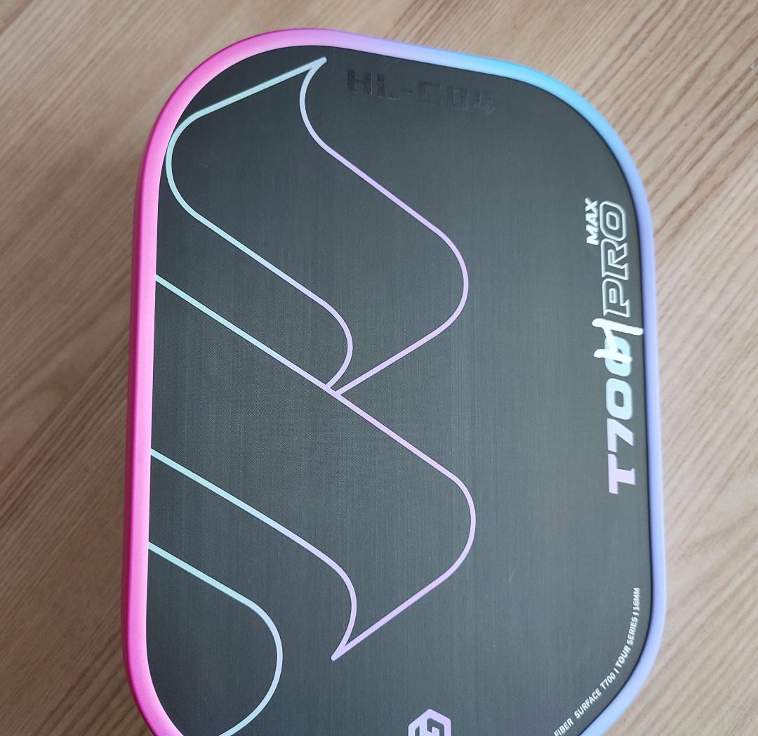 ピックルボール パドル T700 生カーボンファイバー ピンク ブルー3