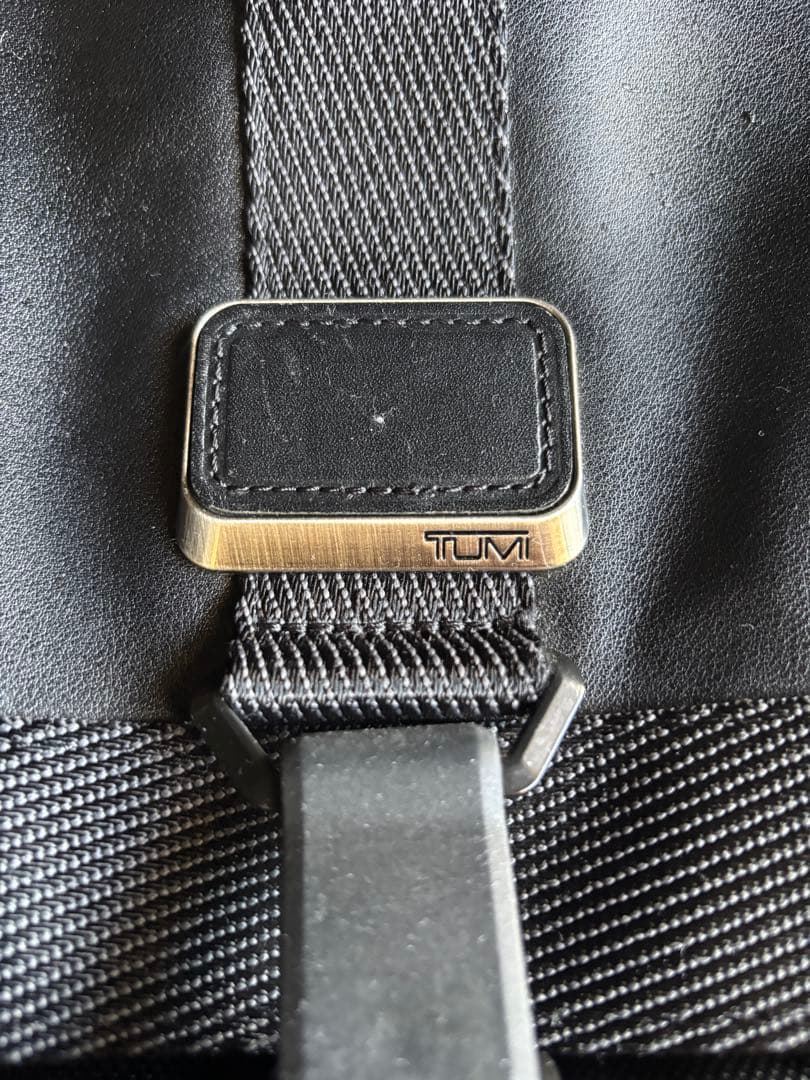 【美品】TUMI アルファ ブラボー バックパック ナイロン ブラック リュック
