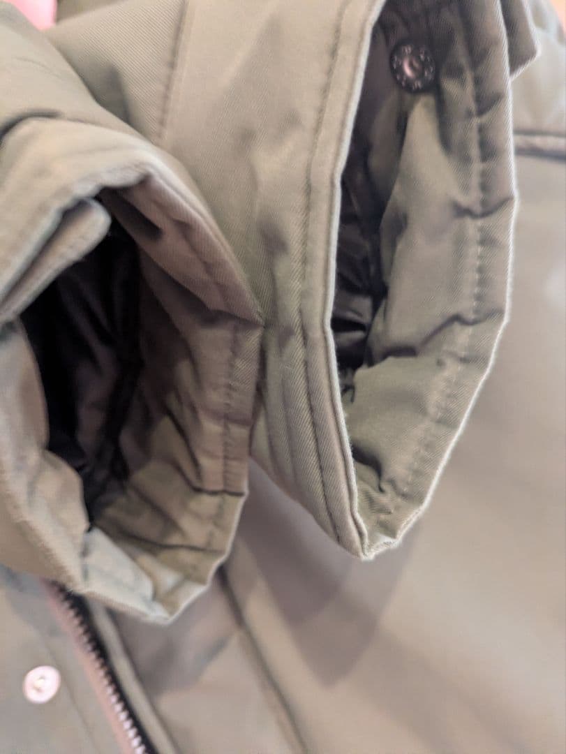 ルースイソンブラ オリーブ グリーン トリカゴ ベンチコート