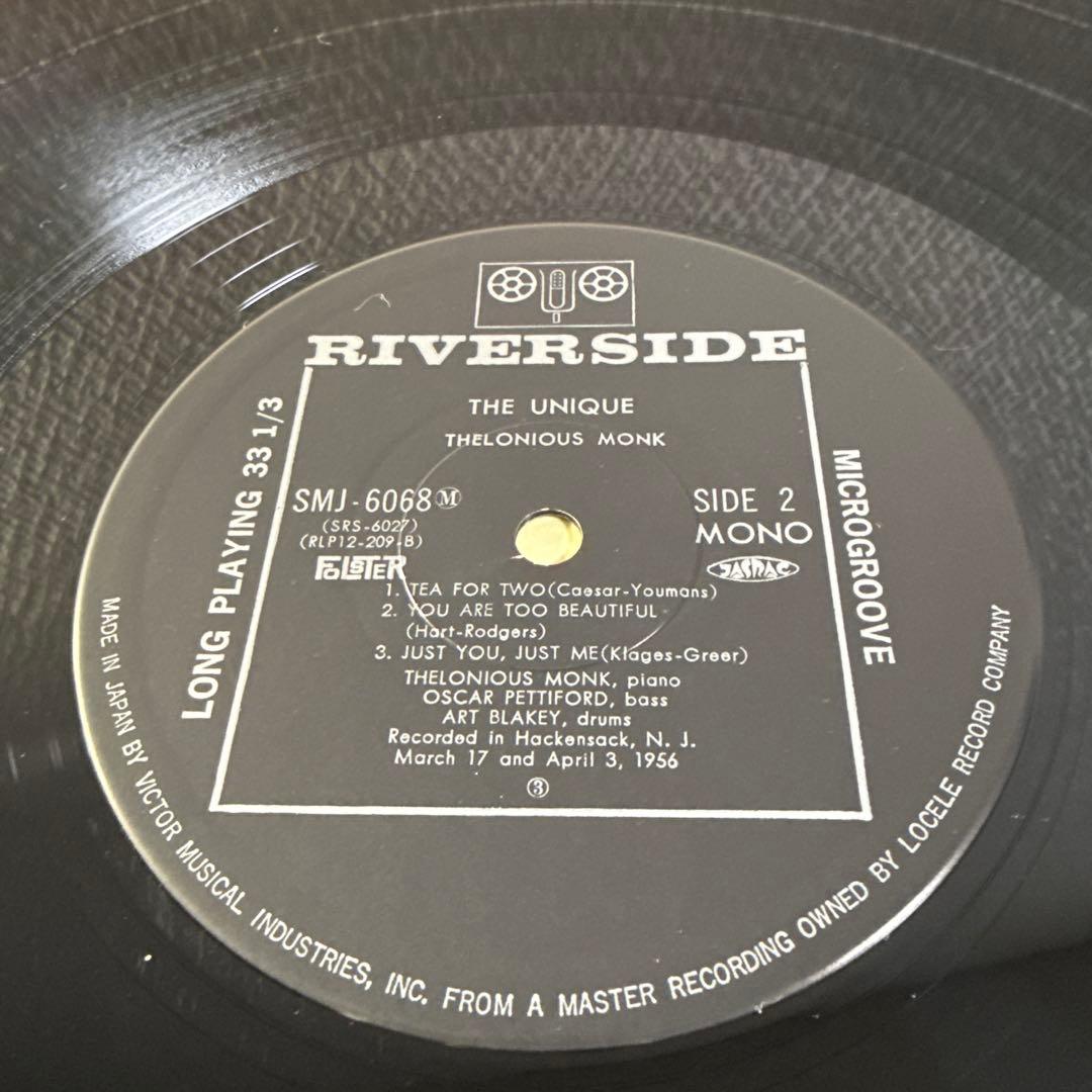 LP12inJAZZ国内盤セロニアスモンク他全3枚 盤ジャケ帯解説良好