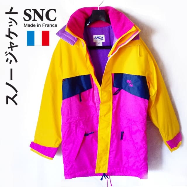 未使用 SNC レディース スノー ウェア スキーウェア サイズM フランス製