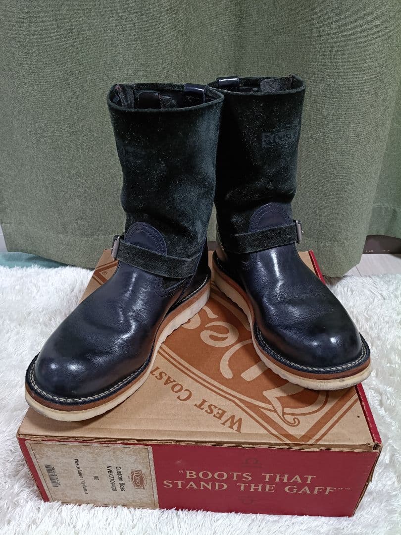 美品 WESCO CUSTOM BOSS 9E 27cm〜 エンジニア ペコス