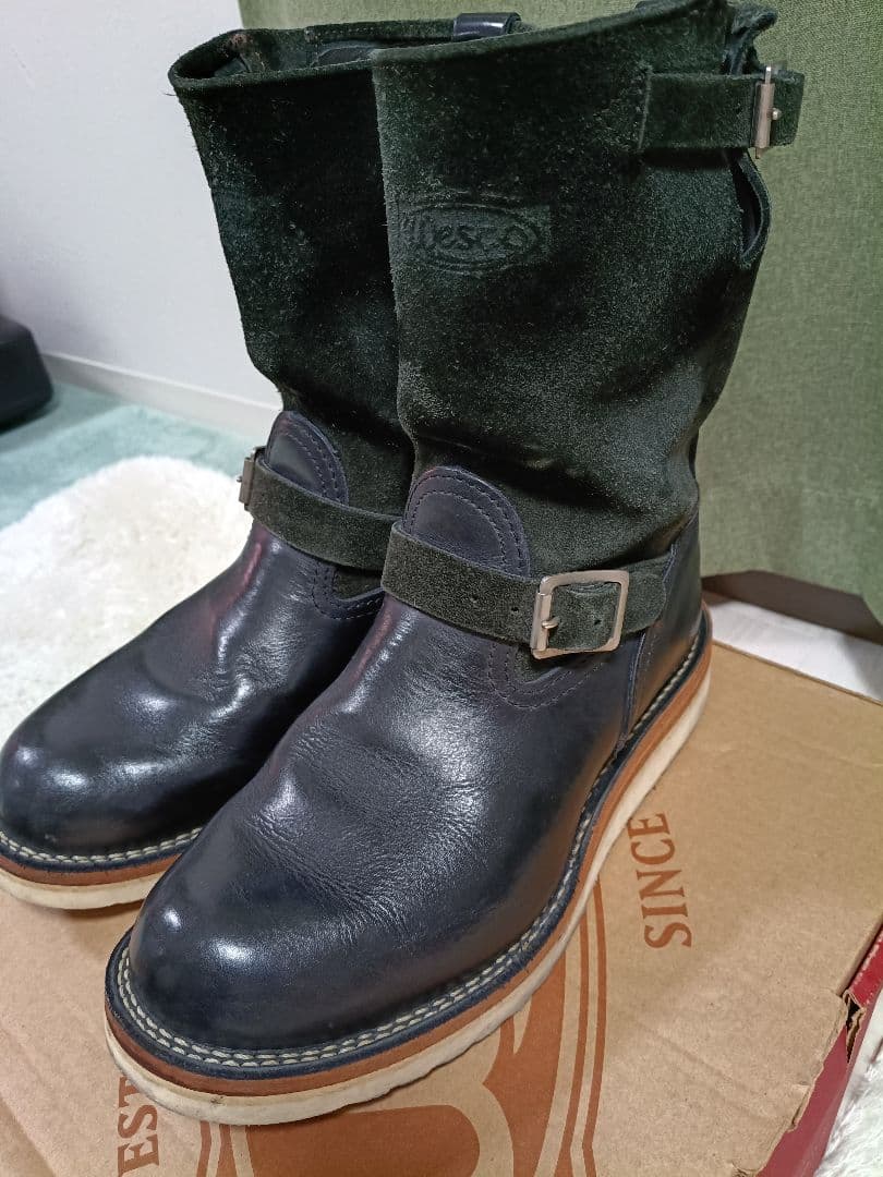 美品 WESCO CUSTOM BOSS 9E 27cm〜 エンジニア ペコス