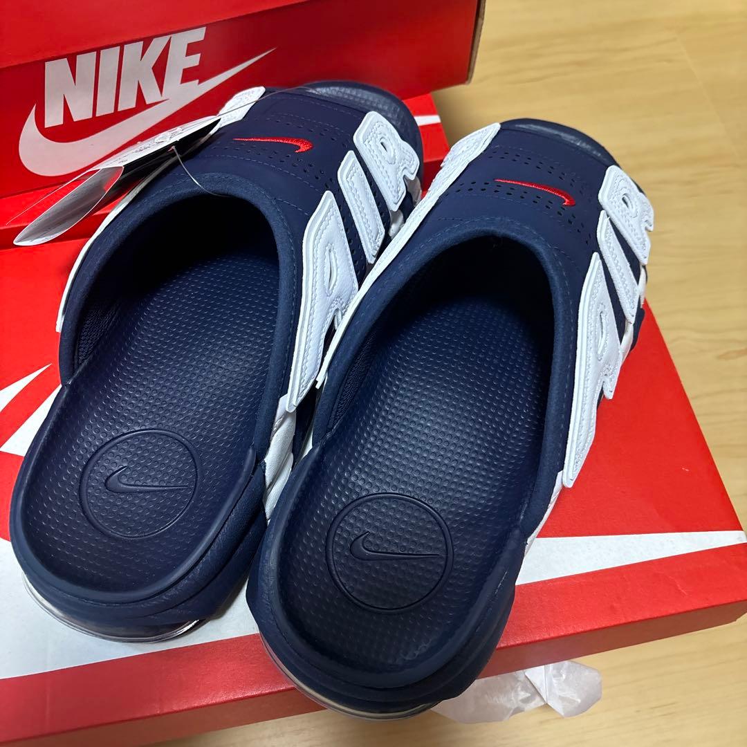 NIKE 27 エアモアアップテンポ アップテンポ　ネイビー　27 メル何度目