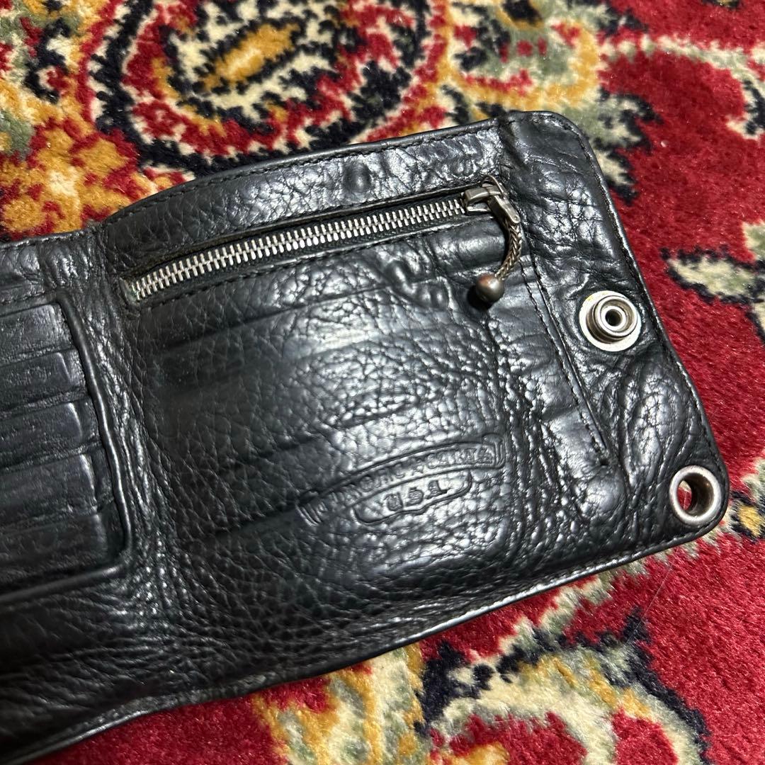 CHROMEHEARTS クロムハーツ　ワンスナップ　二つ折り　財布