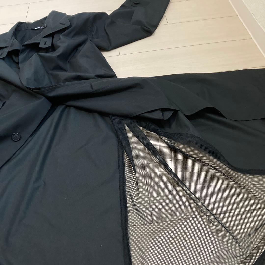 【イッセイミヤケ 】WINDCOAT ブラックコート レディース M