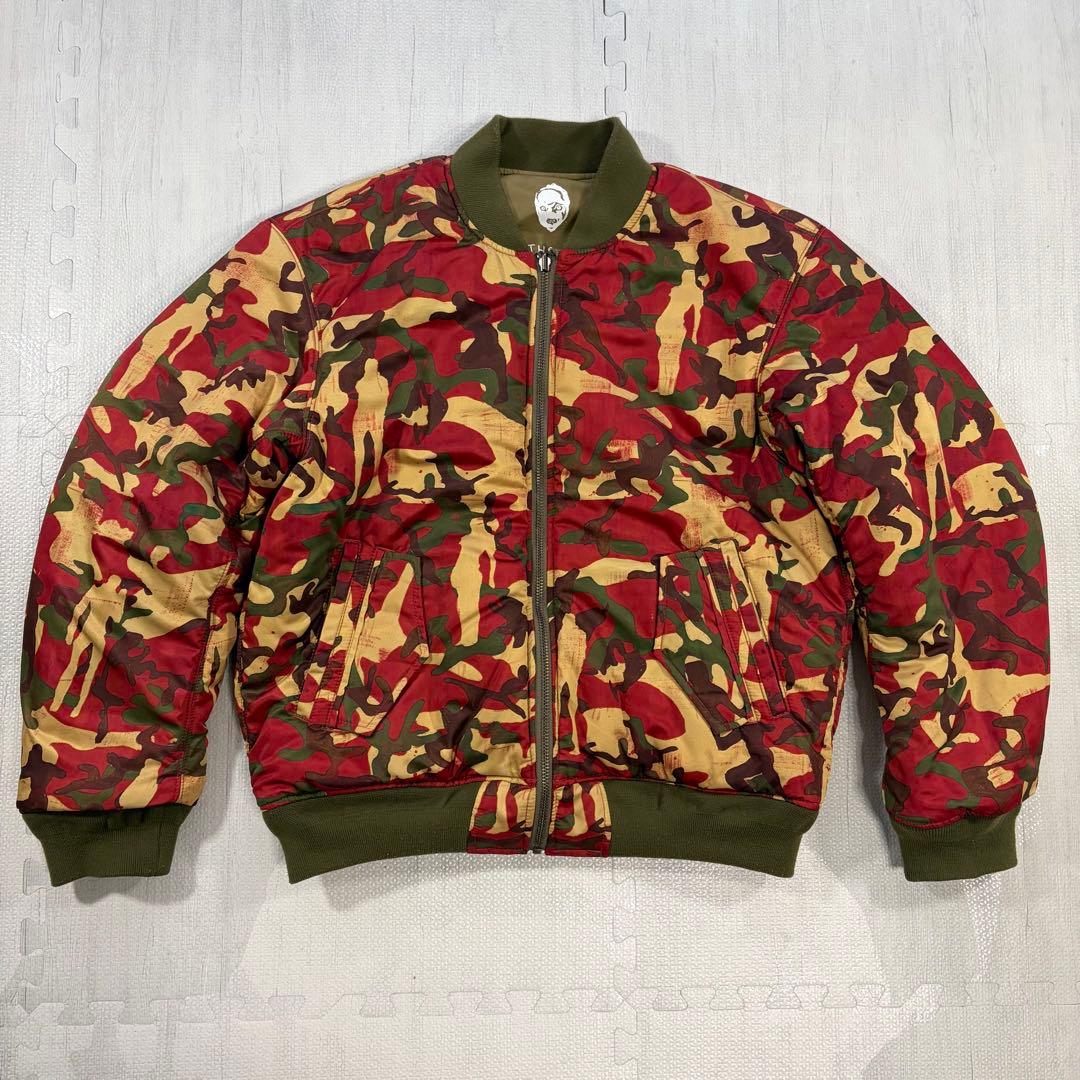 glamb ジョジョの奇妙な冒険 コラボ ma-1 ジャケット ディアボロ