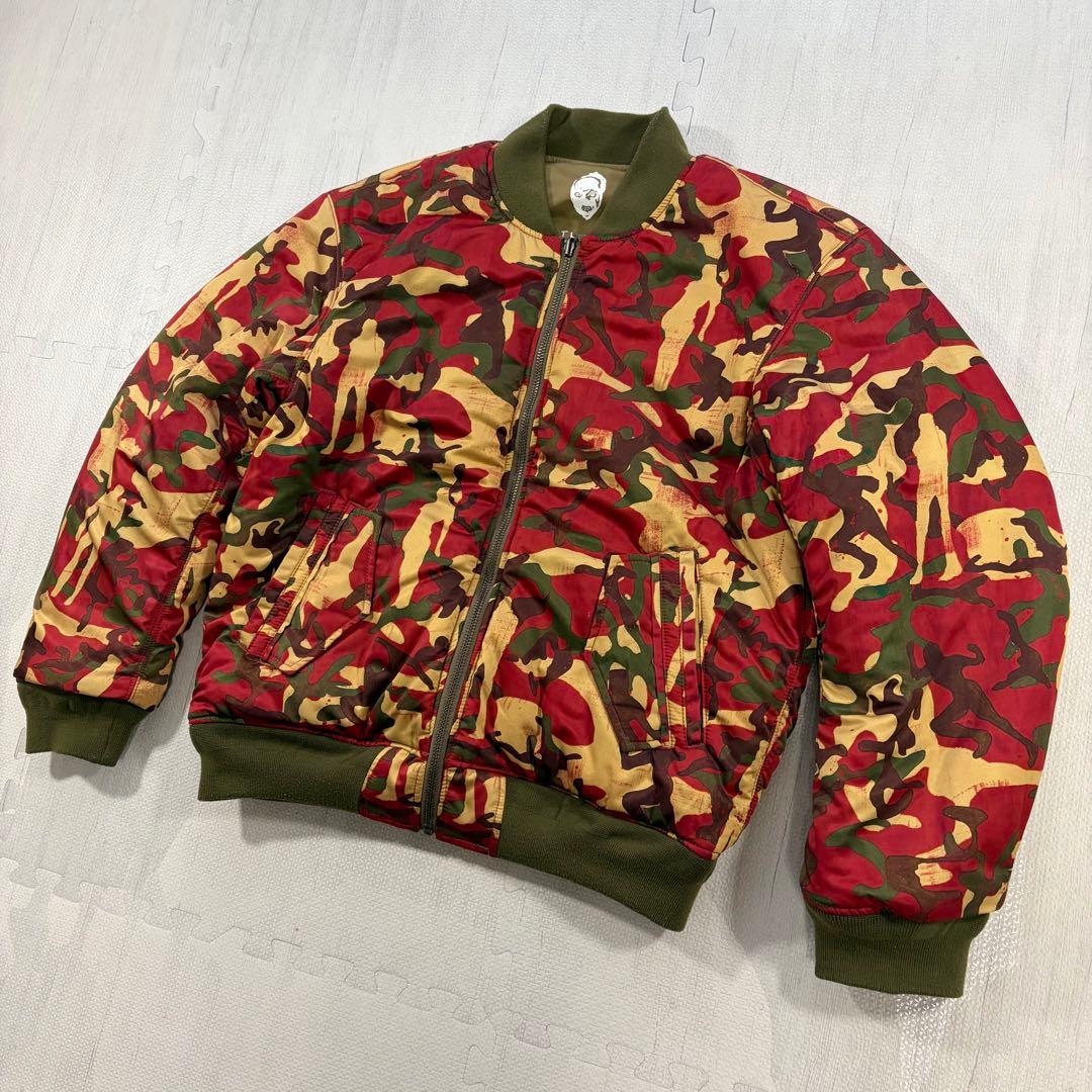 glamb ジョジョの奇妙な冒険 コラボ ma-1 ジャケット ディアボロ