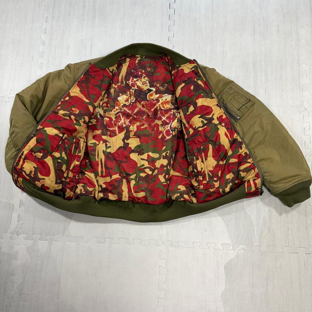 glamb ジョジョの奇妙な冒険 コラボ ma-1 ジャケット ディアボロ