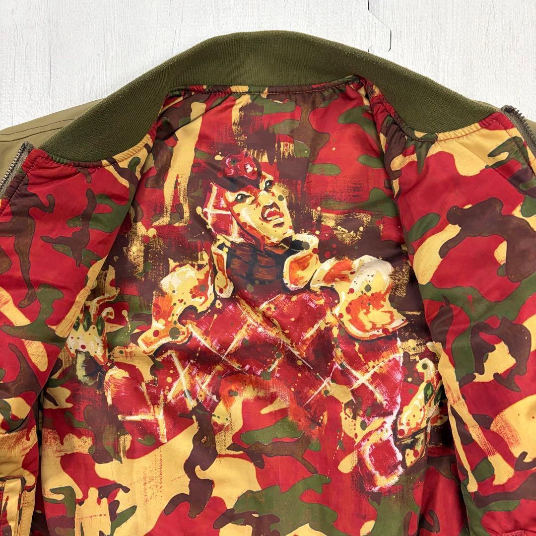 glamb ジョジョの奇妙な冒険 コラボ ma-1 ジャケット ディアボロ