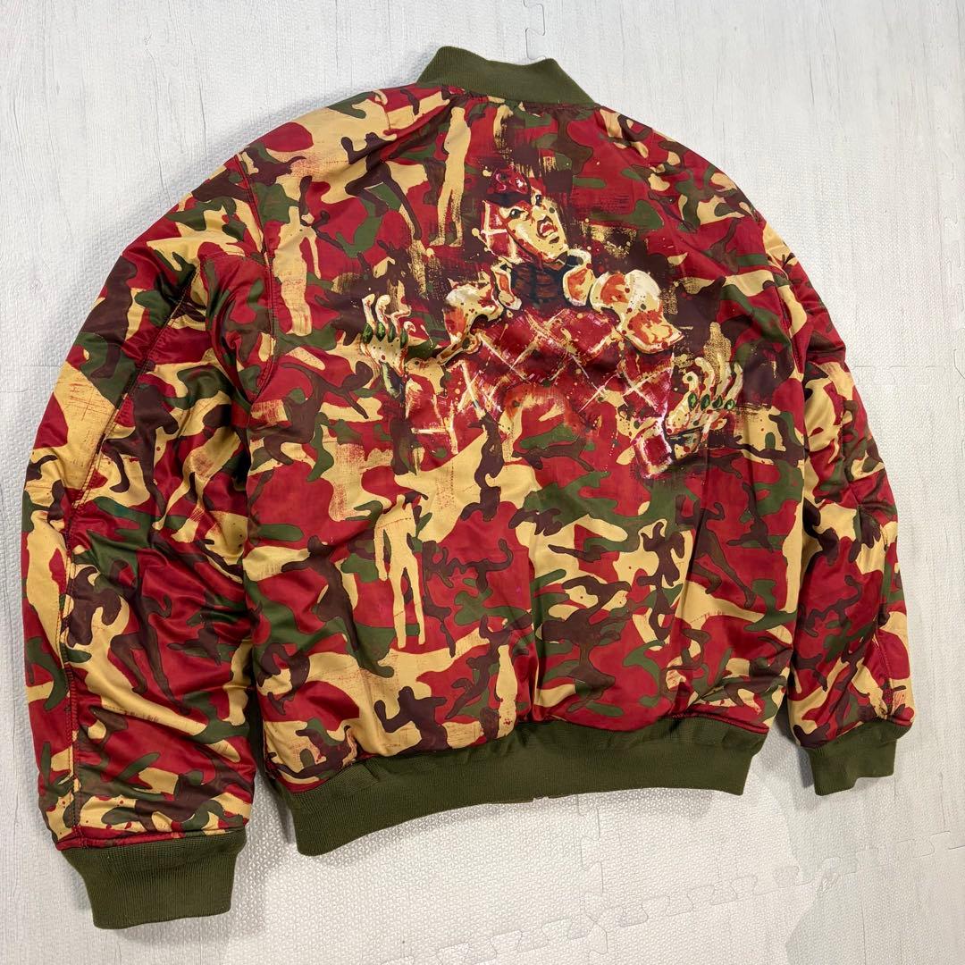 glamb ジョジョの奇妙な冒険 コラボ ma-1 ジャケット ディアボロ