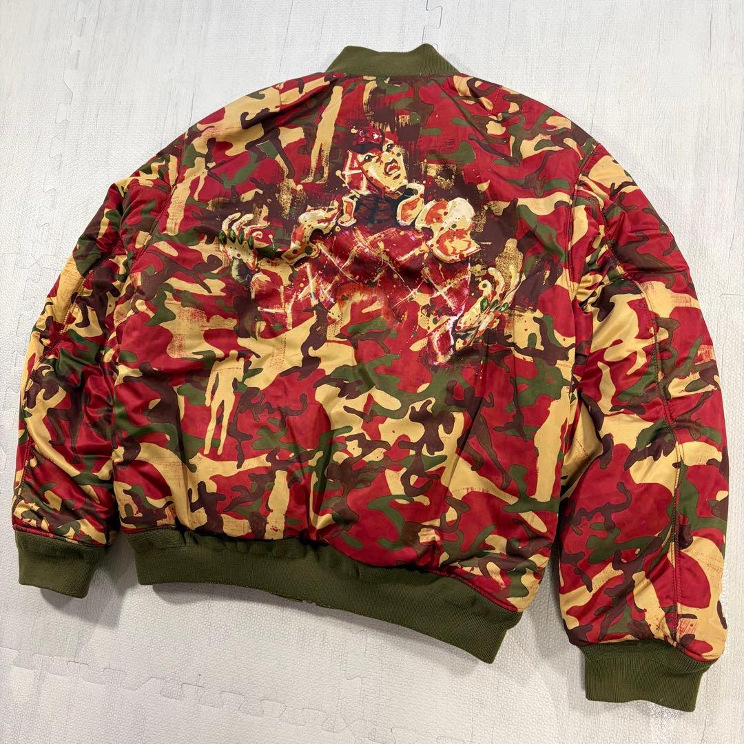 glamb ジョジョの奇妙な冒険 コラボ ma-1 ジャケット ディアボロ