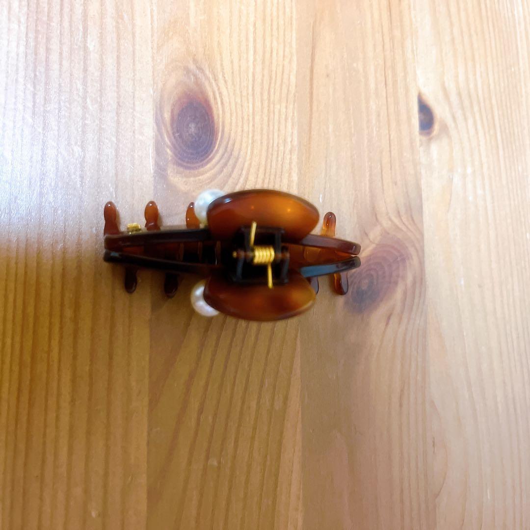 アレクサンドルドゥパリ　ヘアクリップ　パール