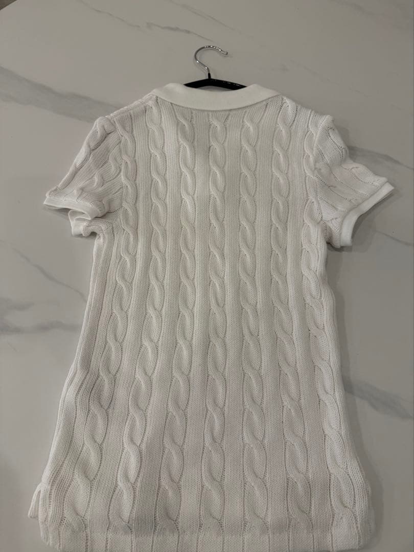 ラルフローレン　ケーブルニット ポロシャツ