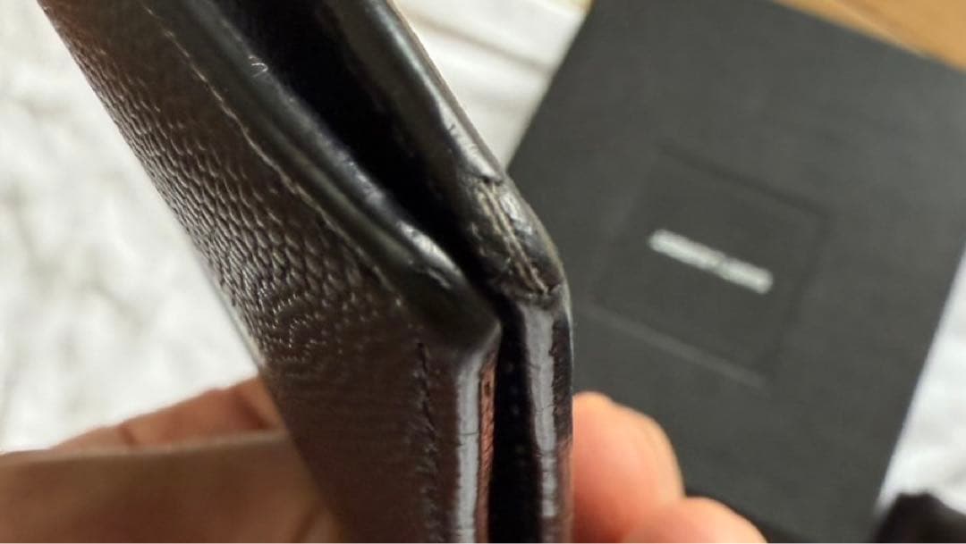 SAINT LAURENT マネークリップ付きカードケース