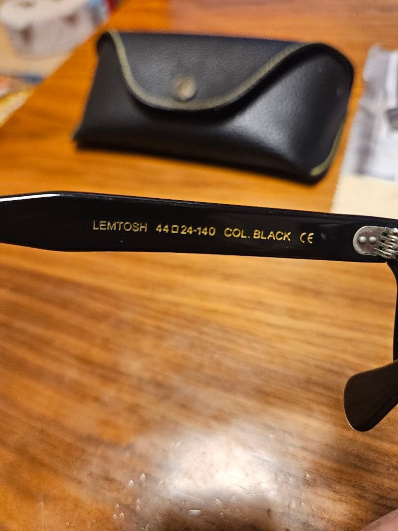 MOSCOT ORIGINALS ブラックサングラス ケース付き