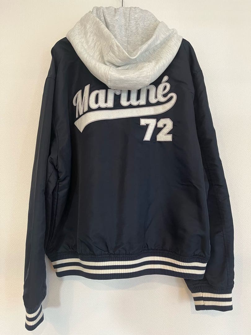 マリテフランソアジルボー M LOGO NYLON HOODIE JACKET
