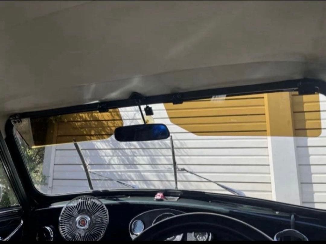 【新品】ローバーミニ用 アクリルサンバイザー マークⅢ 左右 ダークスモーク