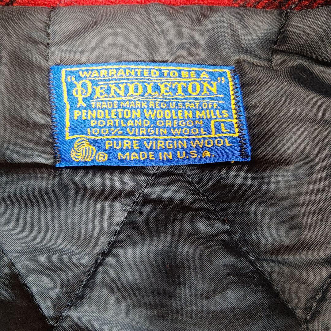 70s後半〜80s前半 ペンドルトン キルティング ウール USAヴィンテージ