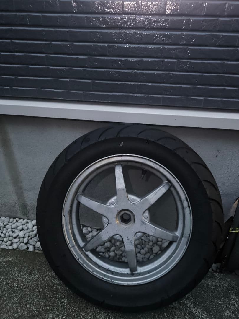 スズキZZ前後ホイール　ステム　ハンドル　ブレーキ