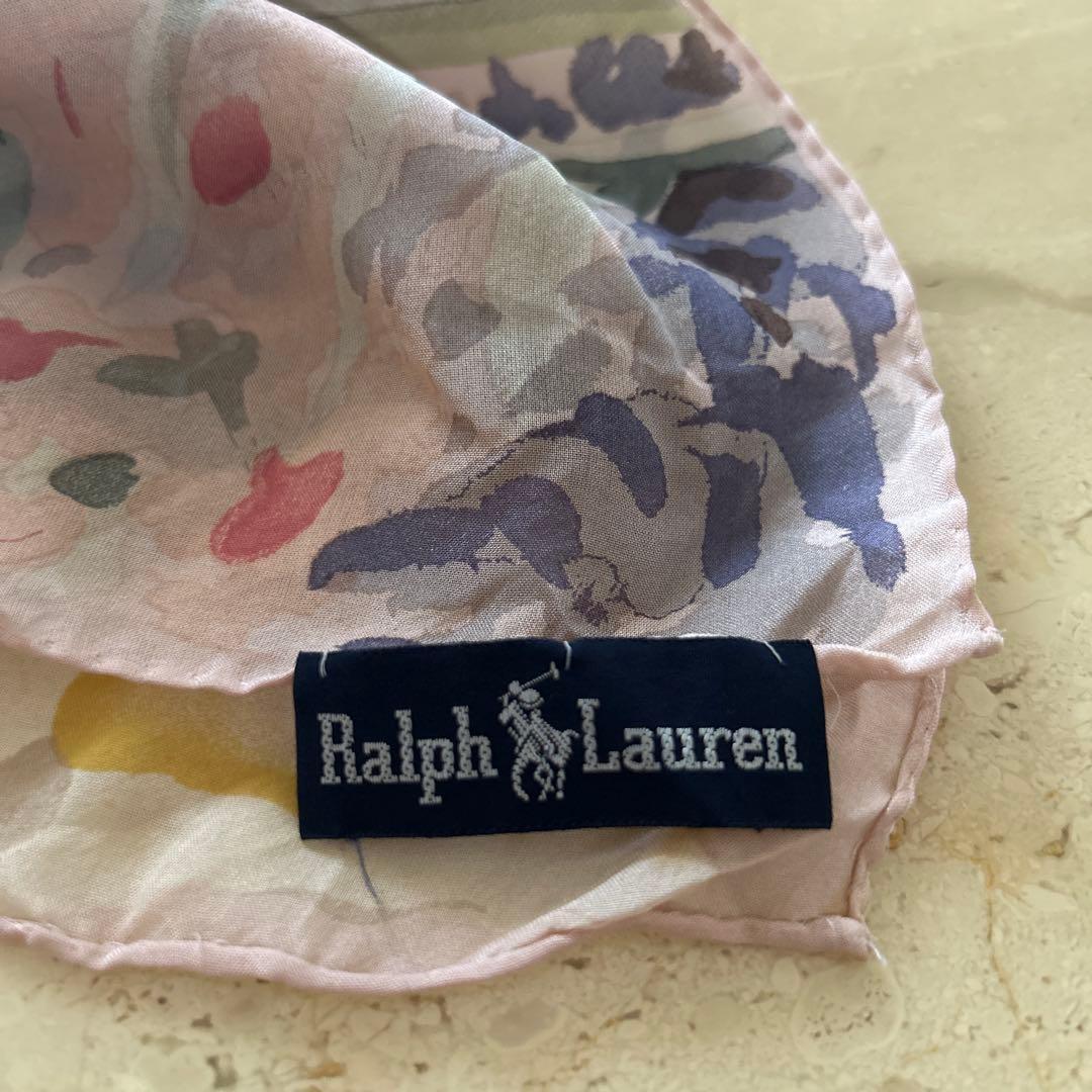 coko channel Ralpラルフローレンシル100%スカーフ