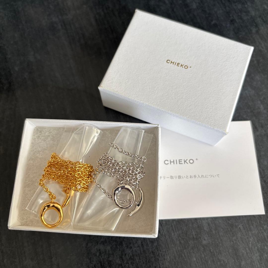 CHIEKO+ ダブルネックレス　LUNA double necklace