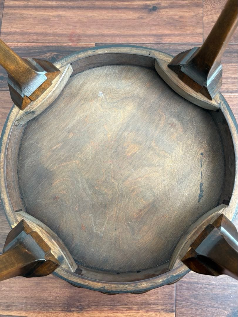 アンティーク家具　猫脚ローテーブル