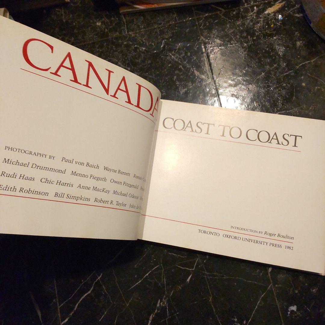  COAST TO COAST カナダ 風景 写真集